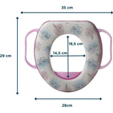 RÉDUCTEUR WC CONFORT AVEC POIGNÉES LILO et STITCH