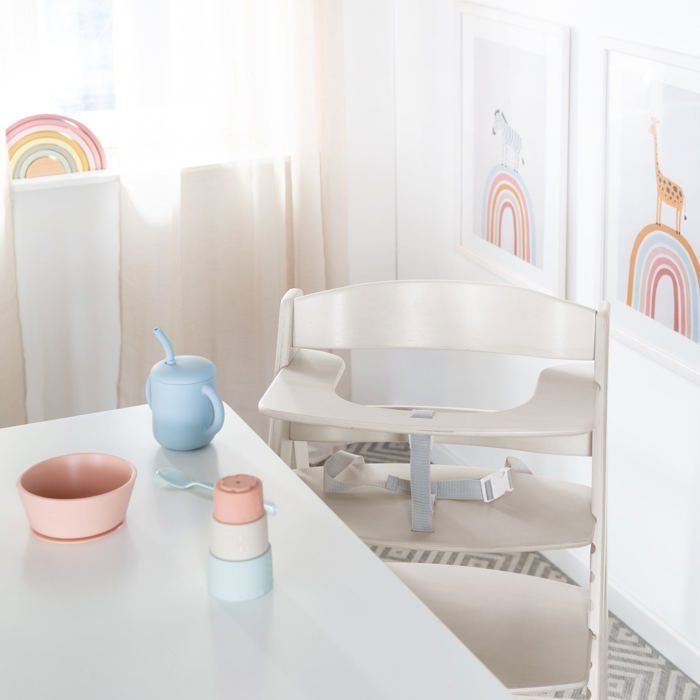 Chaise haute évolutive - ROBA - SIT UP FLEX - Des 6 mois jusqu'a 70 kg - Grege délavé