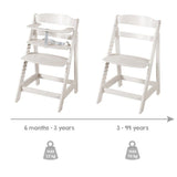 Chaise haute évolutive - ROBA - SIT UP FLEX - Des 6 mois jusqu'a 70 kg - Grege délavé