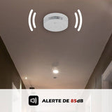 Détecteur de fumée - KYF - Wifi - CE - Pile 10 ans scellée