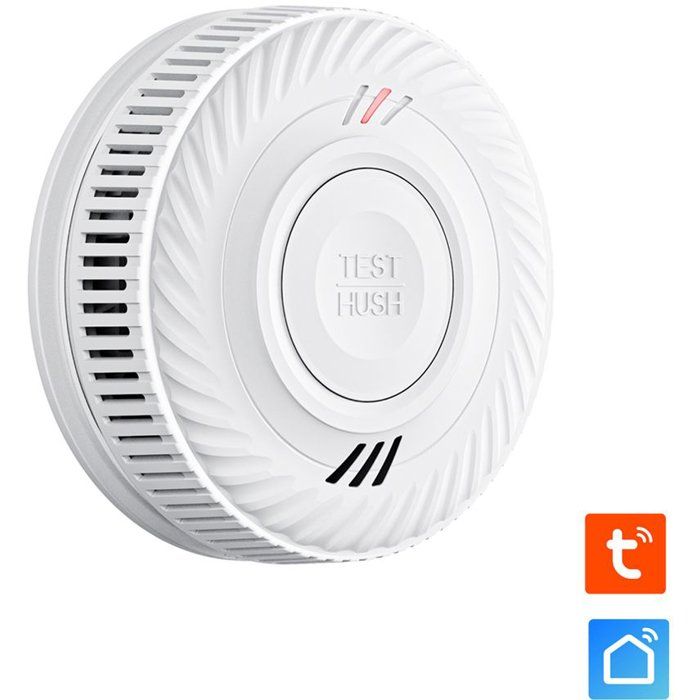Détecteur de fumée - KYF - Wifi - CE - Pile 10 ans scellée