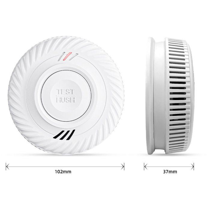 Détecteur de fumée - KYF - Wifi - CE - Pile 10 ans scellée