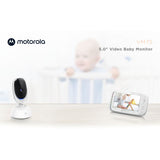 Moniteur vidéo bébé - MOTOROLA - VM75 - 5 - Ecran - Infrarouge - Blanc