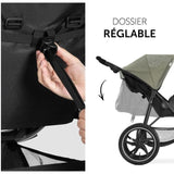 HAUCK - Poussette tout terrain - RUNNER 2 - 3 roues - Pliage a 1 main - Mickey