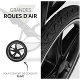 HAUCK - Poussette tout terrain - RUNNER 2 - 3 roues - Pliage a 1 main - Mickey