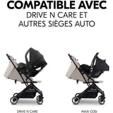 Adaptateurs universels cosy - HAUCK - Pour poussette TRAVEL N CARE / PLUS - Noir