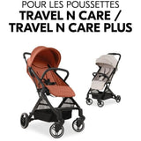Adaptateurs universels cosy - HAUCK - Pour poussette TRAVEL N CARE / PLUS - Noir