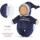 Doudou Babidoux - Corolle - Marine Reves d'Étoiles - Grelot - Senteur Vanille - Étiquette Prénom