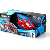 Moto télécommandée - EXOST - MOTODRIFT X LED 24 Ghz - 1:18 - Rouge - 23 cm - Des 5 ans
