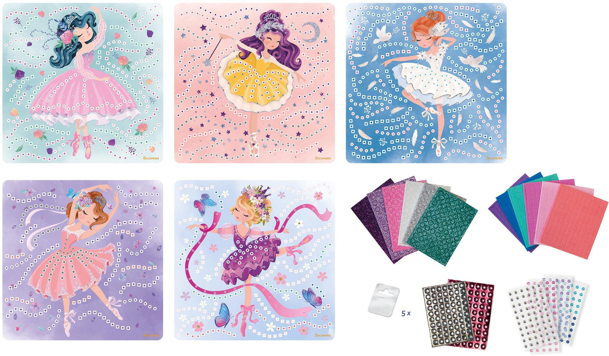 Mosaiques - SYCOMORE - Stick'N Fun - Princesses ballerine - Des 5 ans