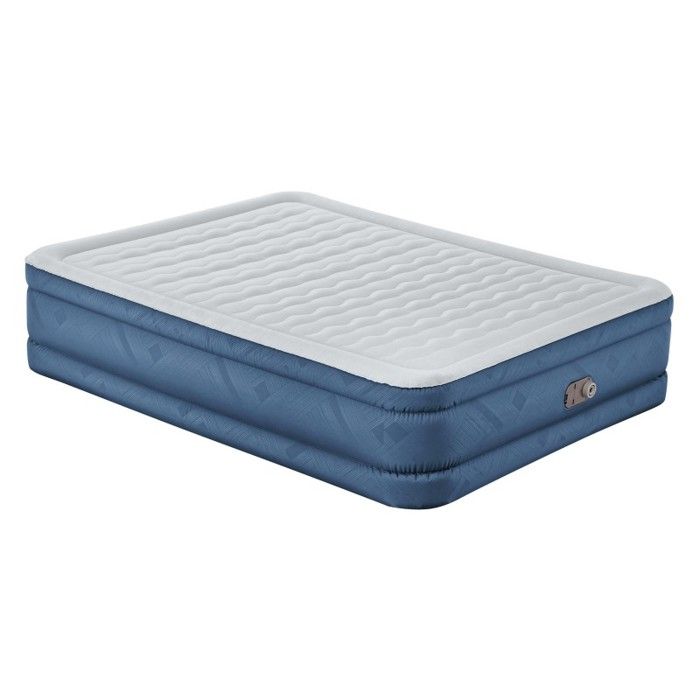 BESTWAY Bestway Lit gonflable 2 places 203x152x46cm avec pompe électrique intégrée