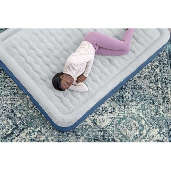 BESTWAY Bestway Lit gonflable 2 places 203x152x46cm avec pompe électrique intégrée