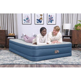 BESTWAY Bestway Lit gonflable 2 places 203x152x46cm avec pompe électrique intégrée