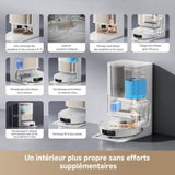 DREAME L50 Pro Ultra Robot aspirateur et Laveur avec vidage Automatique et Nettoyage Automatique des serpillieres