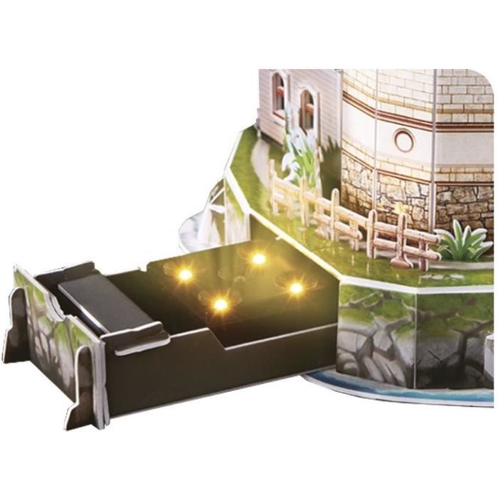 Kit modélisme 3D - EXPLORA SCIENCES - Puzzle Phare - 72 pieces - a partir de 8 ans - Facile a assembler