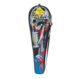 Set de badminton - TALBOT TORRO - 4 Fighter - 4 raquettes - Cordage multifilament avec oeillets - 3 volants synthétiques
