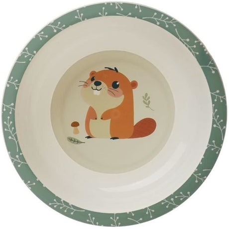 Mon premier coffret repas micro-ondes - THERMOBABY - Castor - Assiette, bol, gobelet