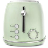 Grille-pain vintage - SWEISS - GRV7 - 2 fentes - 1500 W - Vert