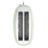 Grille-pain vintage - SWEISS - GRV7 - 2 fentes - 1500 W - Vert