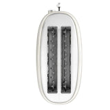 Grille-pain vintage - SWEISS - GRV8 - 2 fentes - 1500 W - Beige