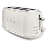Grille-pain vintage - SWEISS - GRV8 - 2 fentes - 1500 W - Beige