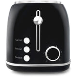 Grille-pain vintage - SWEISS - GRV9 - 2 fentes - 1500 W - Noir