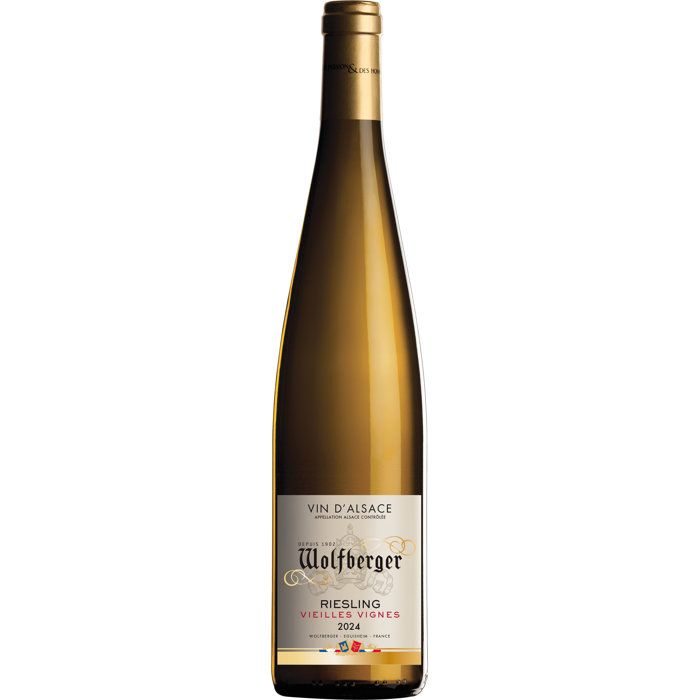 Wolfberger Vieilles Vignes 2024 Alsace Riesling - Vin blanc d'Alsace