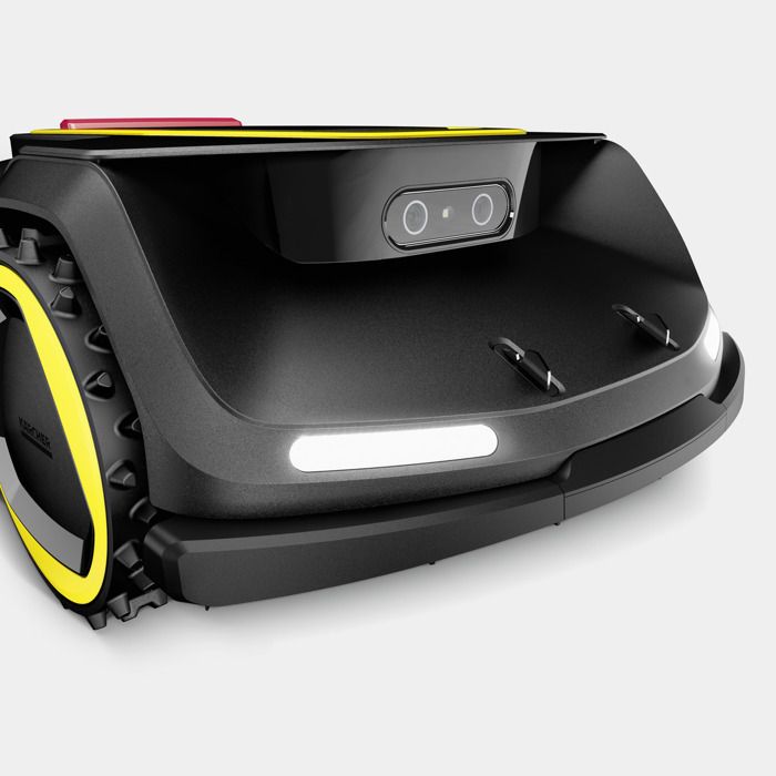 Tondeuse robot connectée Karcher RCX 6, 3000 m², pente 70%, antenne RTK, tonte en parallele