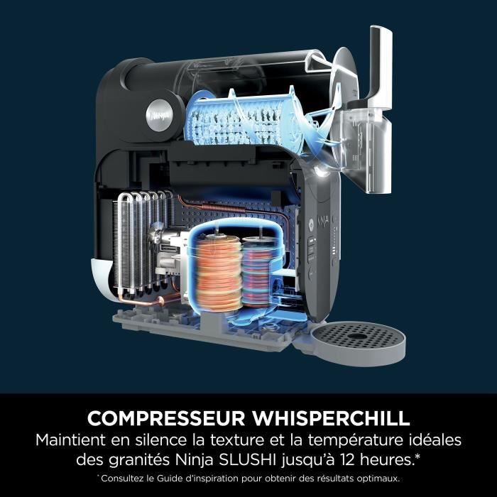 Machine a boissons glacées et granitées NINJA - Slushi FS301EU - Capacité 2,5L - 5 programmes - 800W