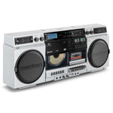 Ghetto Blaster - MEDION - Vintage - DAB+ - CD/Cassette/USB/MP3 - 2x10W RMS - Silver
