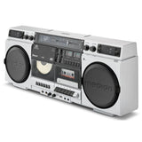 Ghetto Blaster - MEDION - Vintage - DAB+ - CD/Cassette/USB/MP3 - 2x10W RMS - Silver