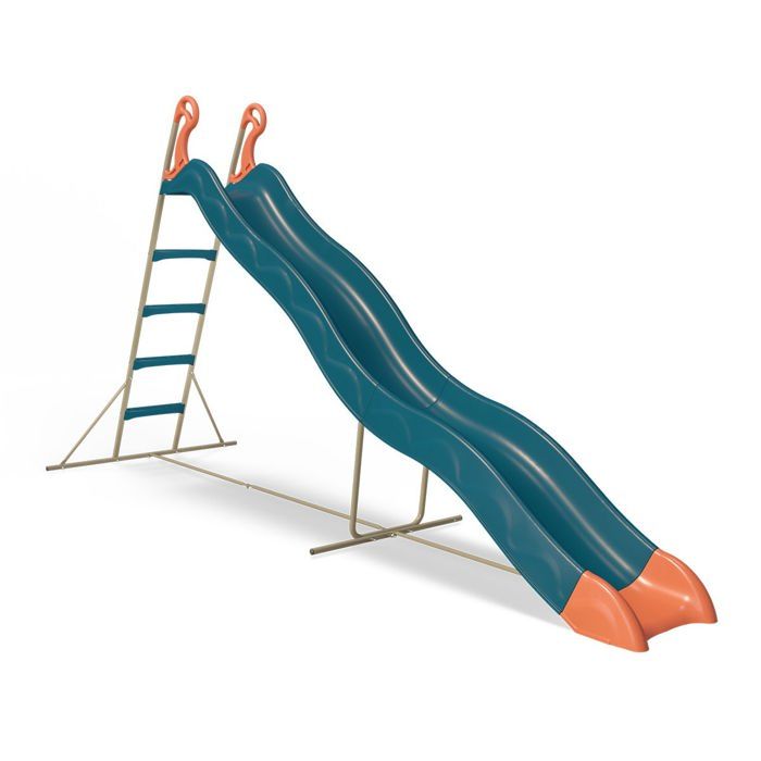 Toboggan - ALEO BY TRIGANO - PYROU - 3,32 m - Bleu - Pour enfants de 3 a 12 ans
