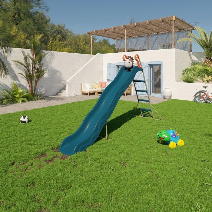 Toboggan - ALEO BY TRIGANO - Actou - 3 m - Bleu - 3-12 ans