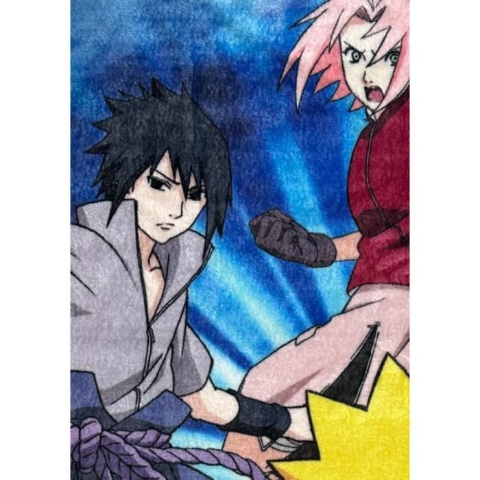 Plaid - NARUTO SHIPPUDEN - Team 7 - 130 x 180 cm