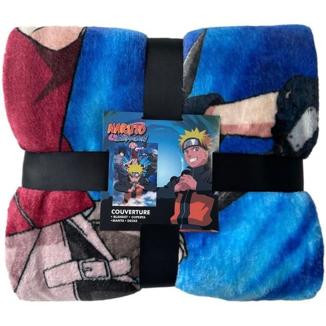 Plaid - NARUTO SHIPPUDEN - Team 7 - 130 x 180 cm