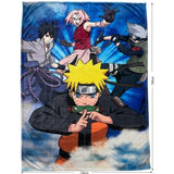 Plaid - NARUTO SHIPPUDEN - Team 7 - 130 x 180 cm