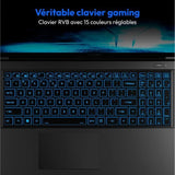 PC Portable Gamer ERAZER Crawler E30 MD62544 - Windows 11 - 15,6 FHD IPS 144Hz - RTX 3050 - Core i5-12450H - RAM 16Go  - 512Go SSD