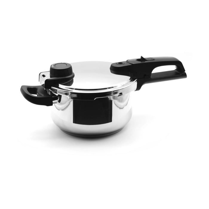 Autocuiseur vapeur - FACKELMANN - Elo Mistral Premium - Acier inoxydable 18/10 - 22 cm - 4,5 litres