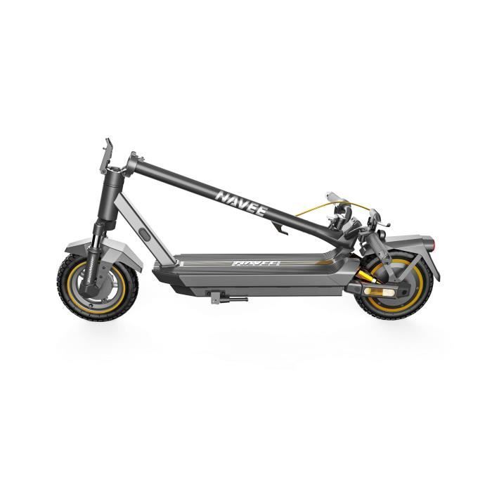 Trottinette Électrique NAVEE GT3 Max, Autonomie 75 km, Moteur 1000W, Max 25 km/h, BMS,systeme anti-dérapage TCS, Pliable-  Noir