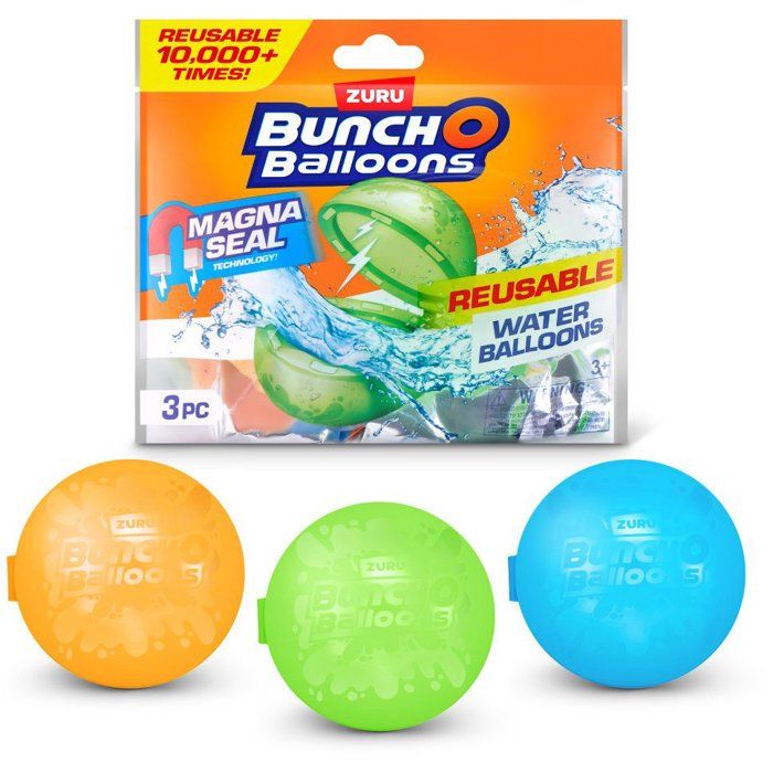 Bombes a eau - ZURU - 3 ballons d'eau réutilisables - Des 4 ans
