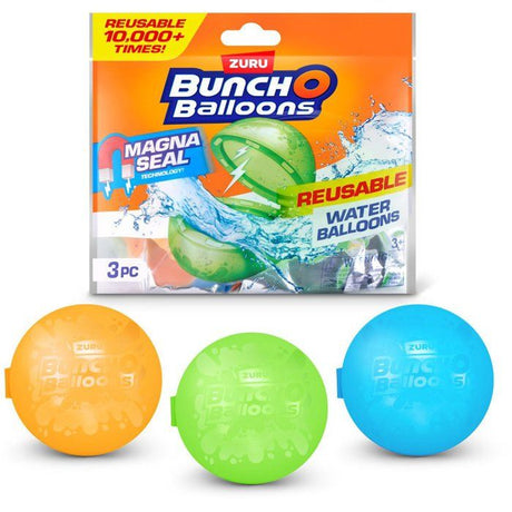 Bombes a eau - ZURU - 3 ballons d'eau réutilisables - Des 4 ans