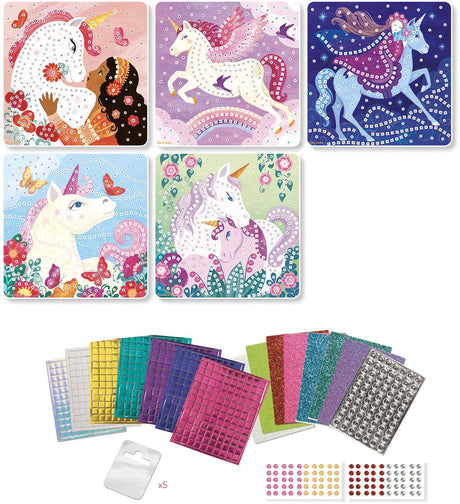 Mosaiques - SYCOMORE - Stick'N Fun - Licornes - Des 5 ans