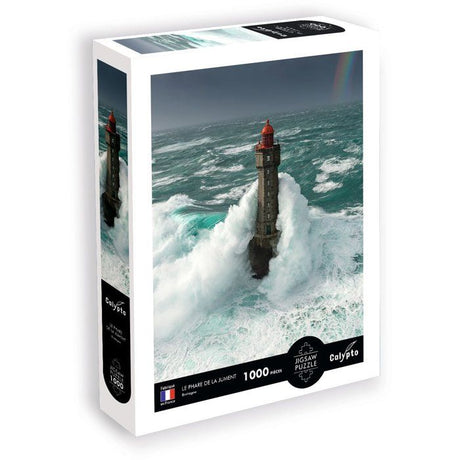 Puzzle - SENTOSPHERE - Calypto - 1000 pieces - Le Phare de la Jument - Bretagne - Toucher soyeux - Des 9 ans