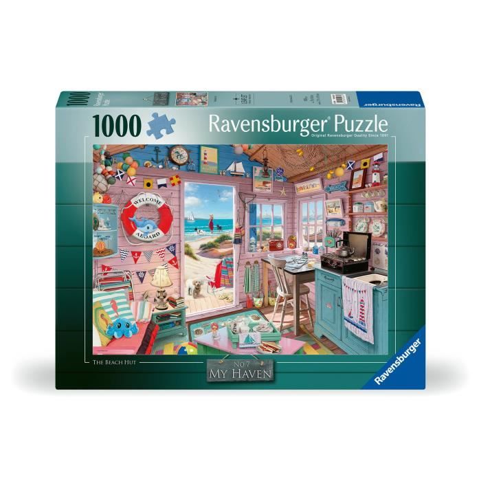 1000p Cabanon de la plage