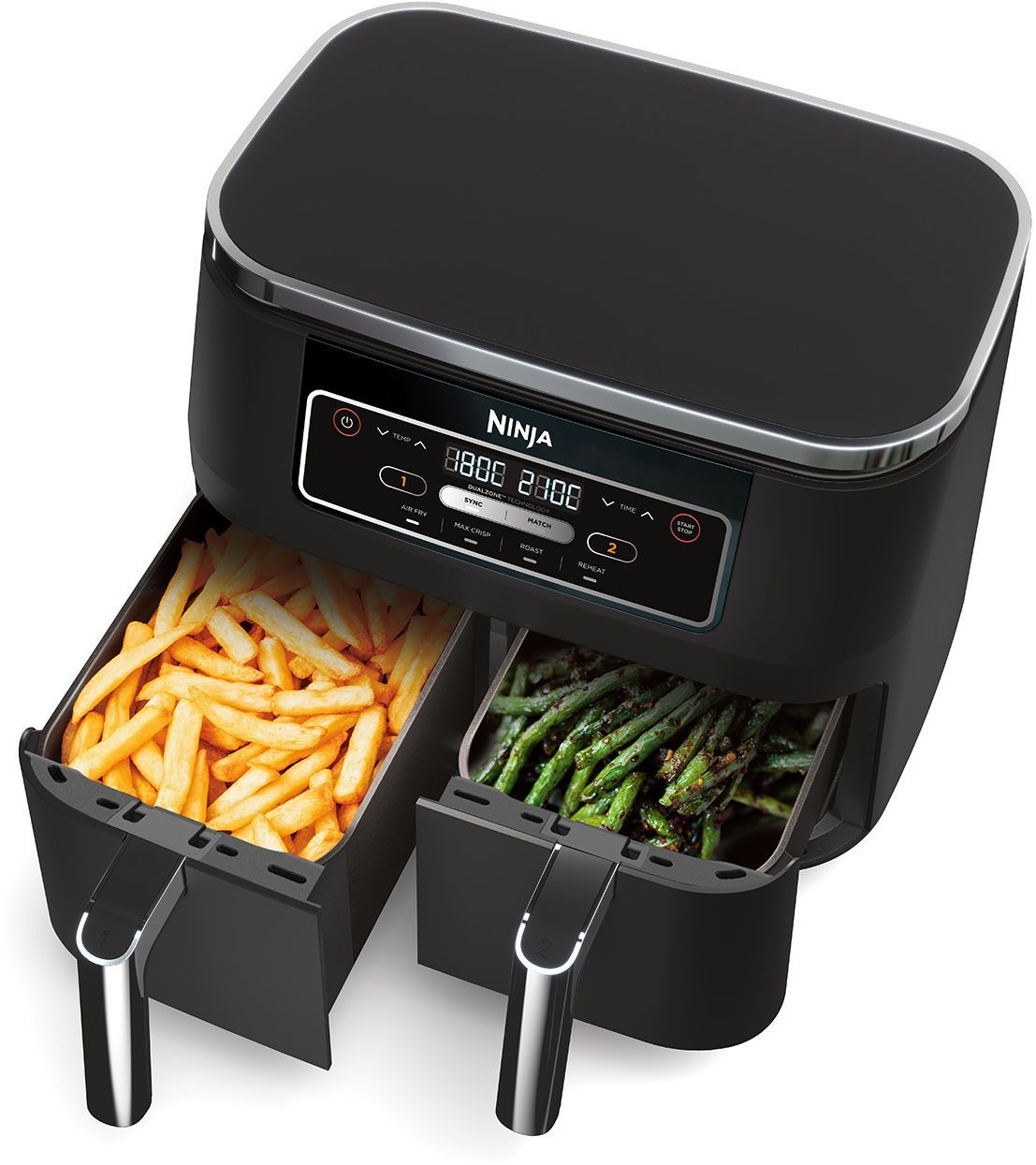 Friteuse sans huile NINJA - Foodi AF200EU - Capacité 7,6L - Double cuve - 4 programmes de cuisson - 2400W