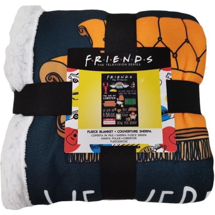 Couverture Sherpa - FRIENDS - 100 x 150 cm