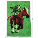 Couverture Sherpa - ZELDA - Link et Epona - 100 x 150 cm
