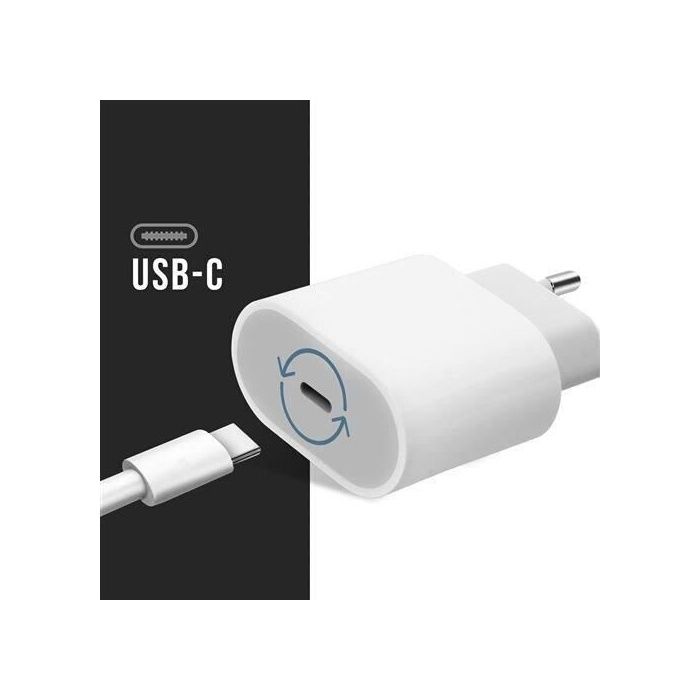 Adaptateur secteur USB-C 20?W original Apple  Charge rapide iPhone & iPad
