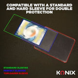 Protege-cartes - KONIX - Standard Sleeves - 100 pochettes - Compatible Magic The Gathering, Pokémon - Transparent