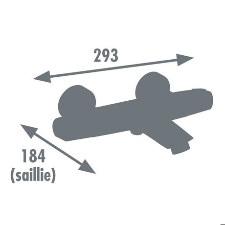Mitigeur thermostatique bain-douche - EDOUARD ROUSSEAU - NANKA - Chromé